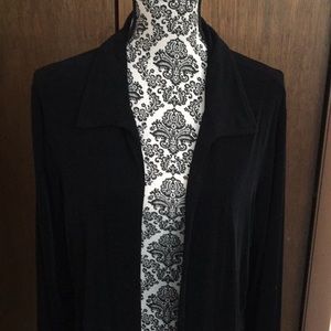 Women’s black ChicoTraveler Collection cardigan